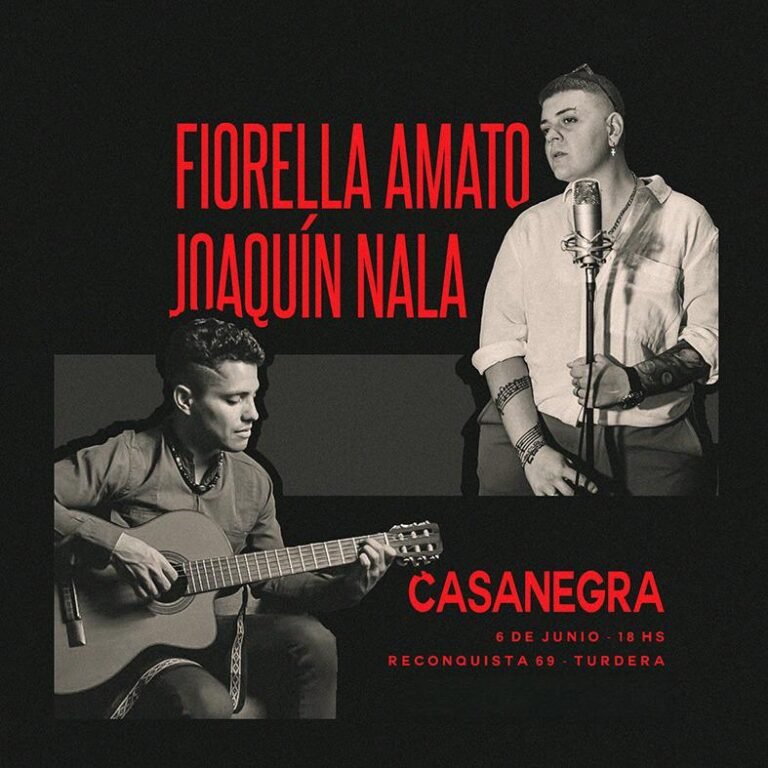 Fiorella Amato y Joaquín Nala se presentan en Casa Negra en 2026