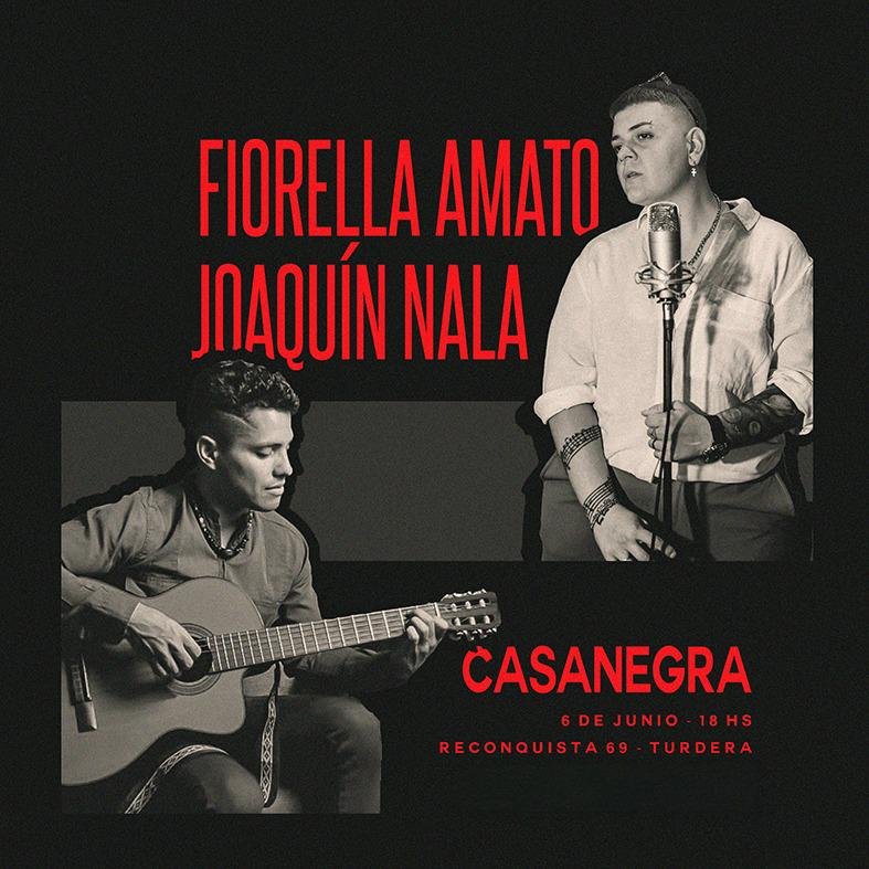 Fiorella Amato y Joaquín Nala se presentan en Casa Negra en 2026