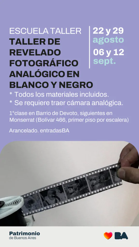 Nuevo Taller de Revelado Fotográfico Analógico en Blanco y Negro en 2026
