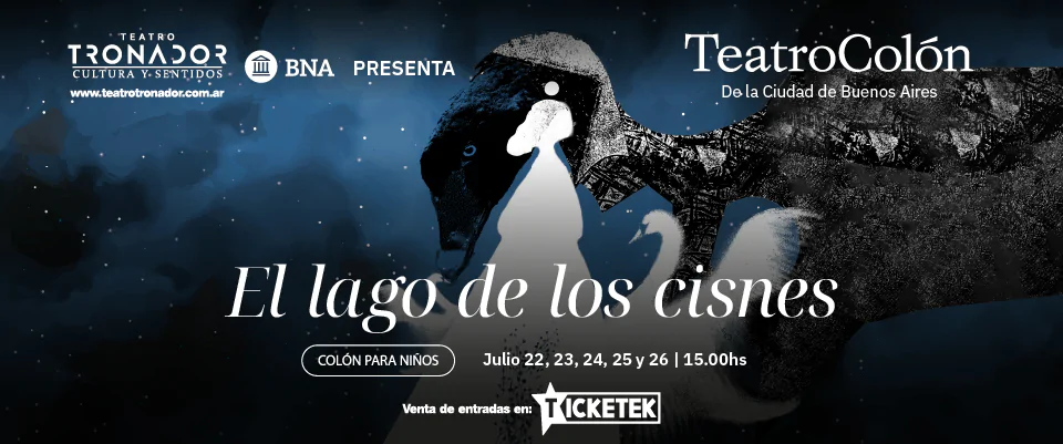 El lago de los cisnes llega a Mar del Plata con Colón para Niños 2026. TicketsGo!