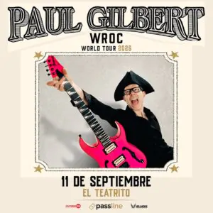 Paul Gilbert llega a Argentina con WROC Tour 2026