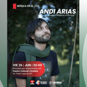 Andi Arias presenta Migas en el Bosque en vivo 2026
