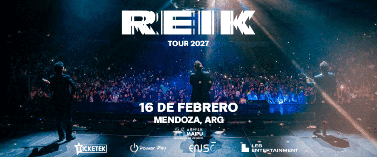 REIK regresa a la Argentina con una serie de conciertos en 2026. TicketsGo!
