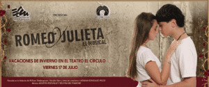 Romeo y Julieta – El Musical llega al Teatro El Círculo en 2026. TicketsGo!