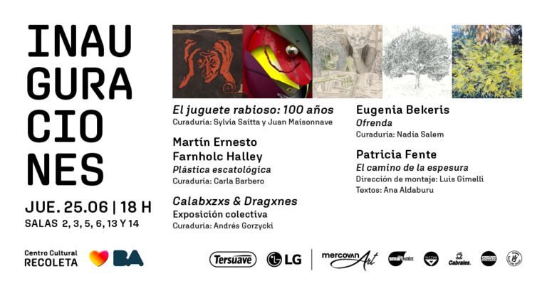 Cinco nuevas exposiciones llegan al Centro Cultural Recoleta 2026