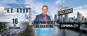 Gregorio Pernía presenta Ave María en Buenos Aires en 2026. TicketsGo!