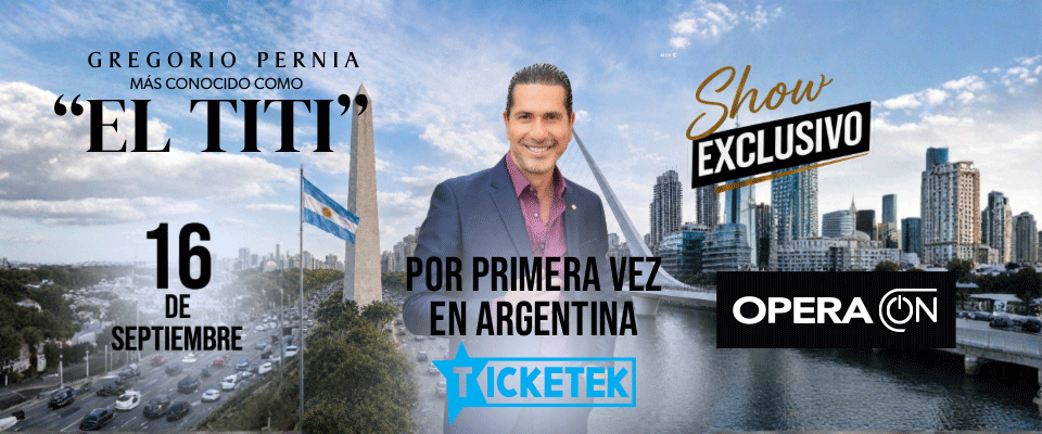 Gregorio Pernía presenta Ave María en Buenos Aires en 2026. TicketsGo!