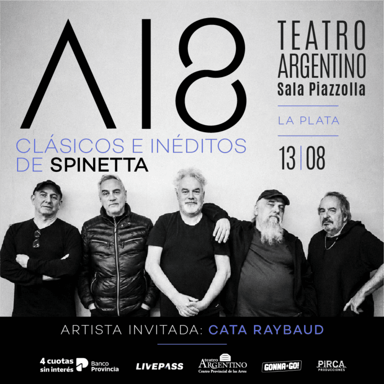 A18 revive la obra de Spinetta en La Plata en 2026. Ocio Tickets!