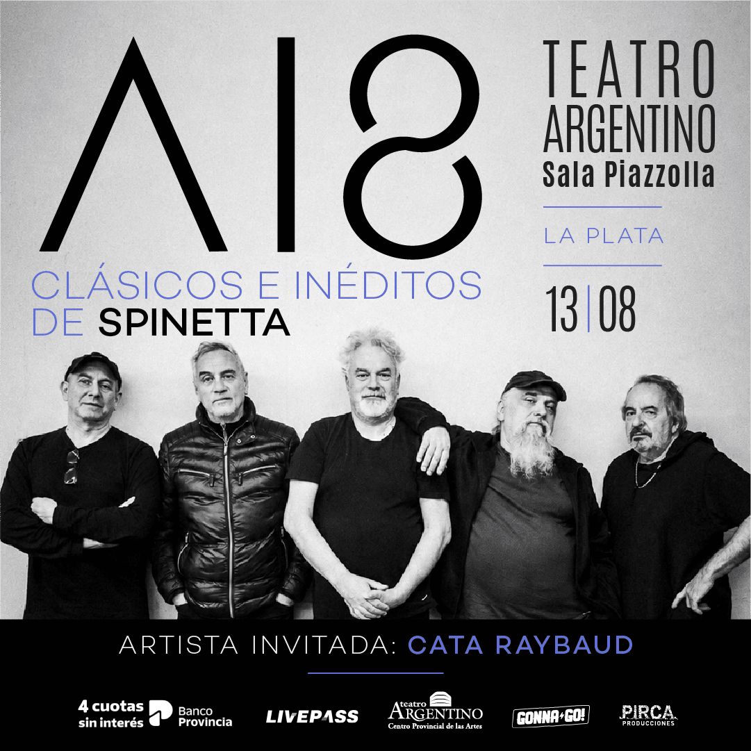 A18 traen la obra de Spinetta en  gira fechas y entradas  Ocio Tickets!