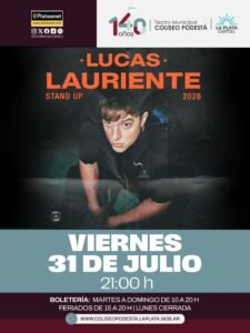 El Coliseo Podestá presenta su cartelera de julio en 2026. TicketsGo!