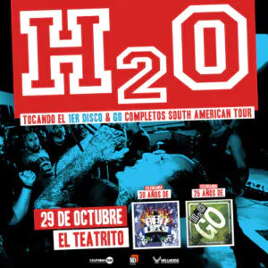 H2O vuelve a la Argentina en 2026 para celebrar dos discos históricos. Ocio Tickets!