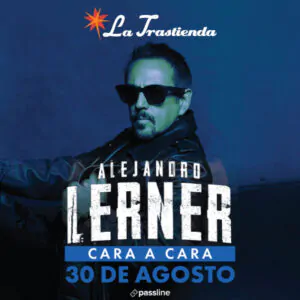 Alejandro Lerner anuncia un show en La Trastienda en 2026. Ocio Tickets!