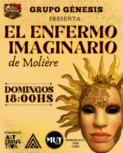 El enfermo imaginario vuelve a escena con una nueva versión en MUY Teatro en 2026. Ocio Tickets!