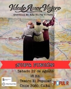 Nuevas funciones de “Velado Amor Viajero” en 2026. Ocio Tickets!