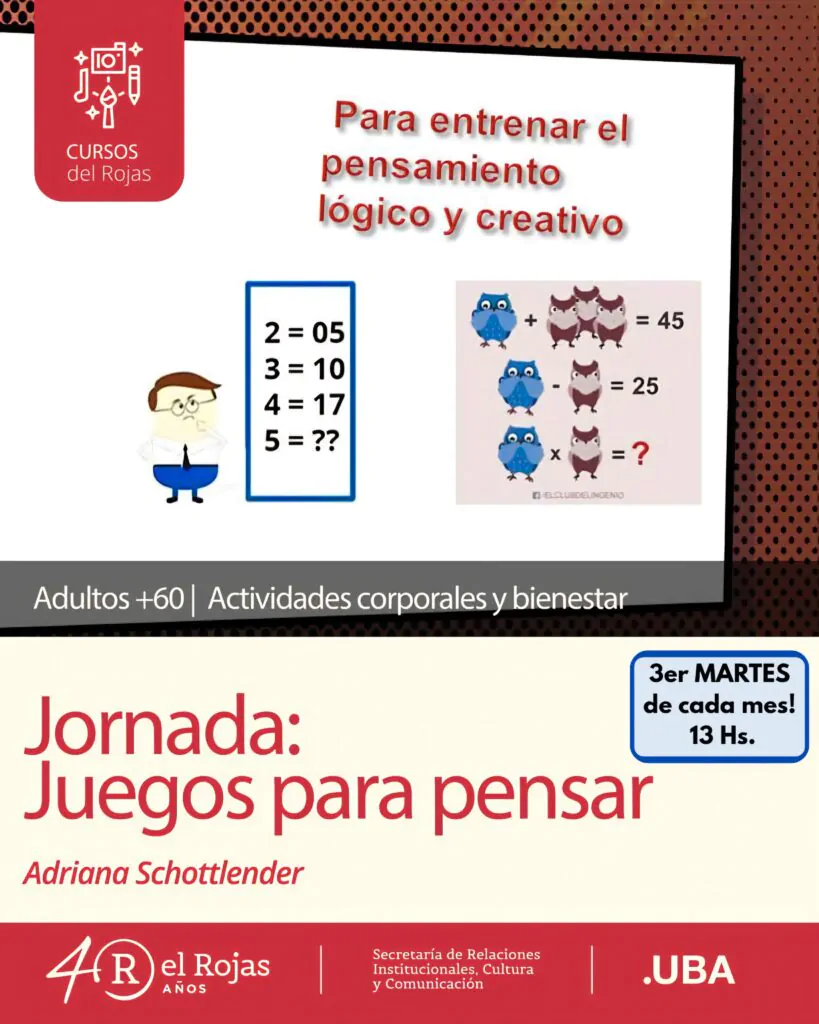 El Centro Cultural Rojas ofrece jornadas de