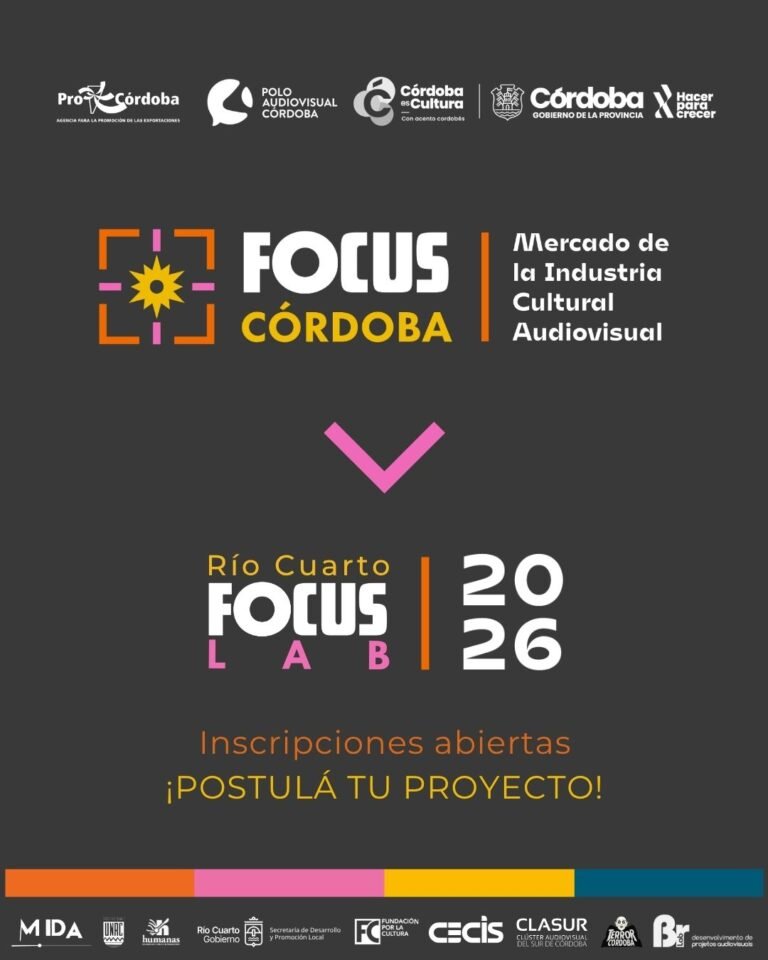 Abren la convocatoria para participar de Río Cuarto FOCUS Lab 2026