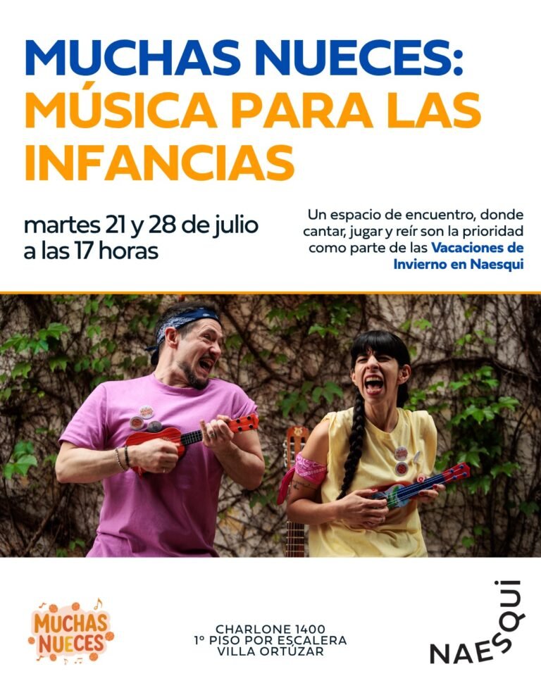 Muchas Nueces llega a Naesqui con un show musical en 2026