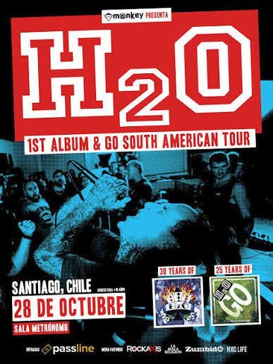 H2O vuelve a la Argentina en 2026 para celebrar dos discos históricos. Ocio Tickets!