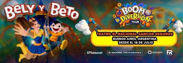 Bely y Beto llegan por primera vez a Argentina en 2026. Ocio Tickets!