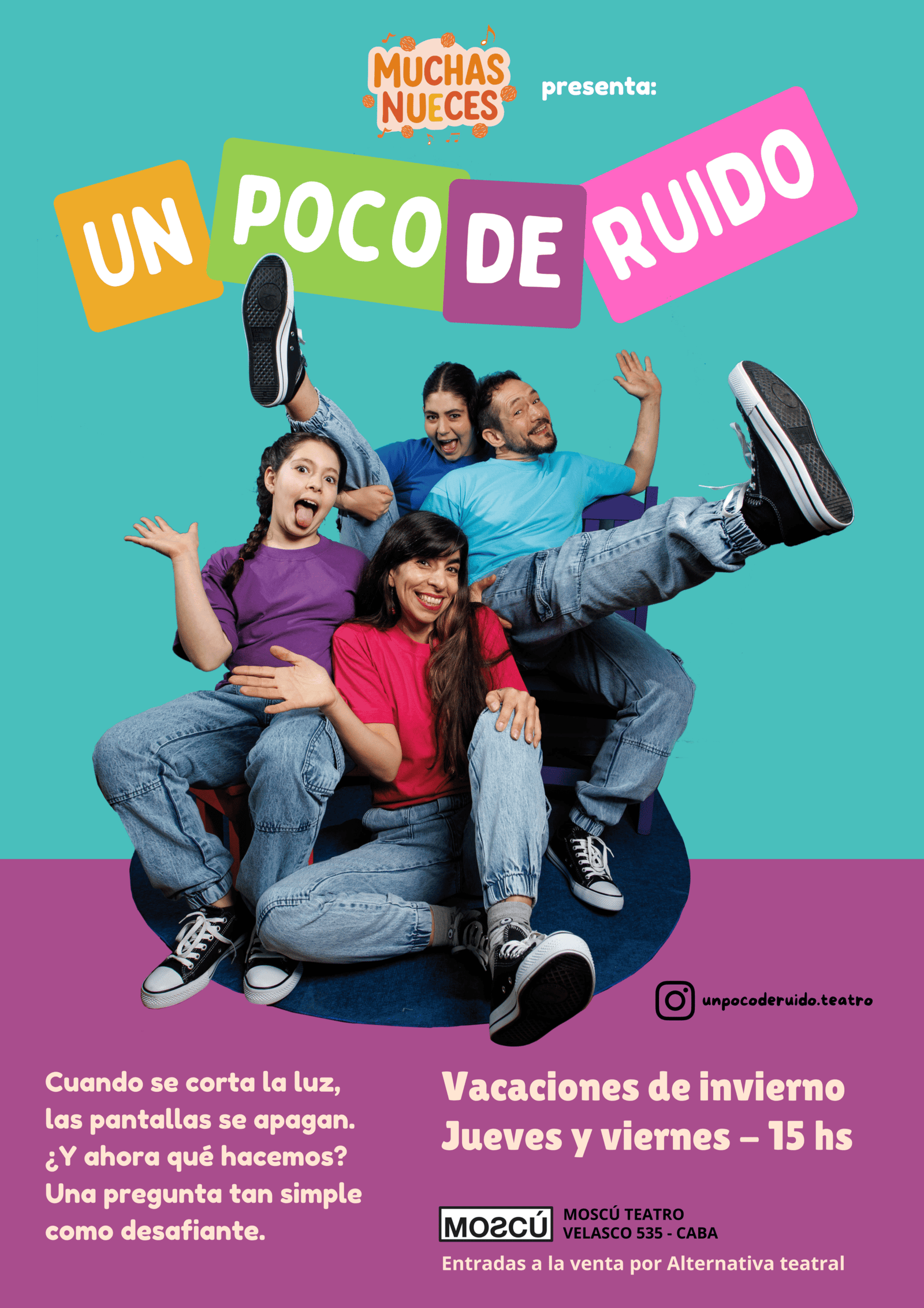 Muchas Nueces presenta “Un poco de ruido” en 2026. Ocio Tickets!!
