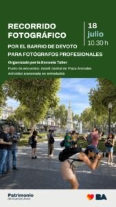 Villa Devoto será escenario de un recorrido fotográfico para profesionales en 2026
