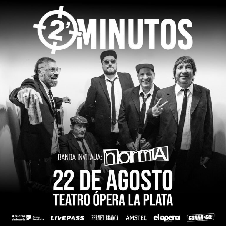 2 Minutos vuelve a La Plata en 2026. Ocio Tickets!