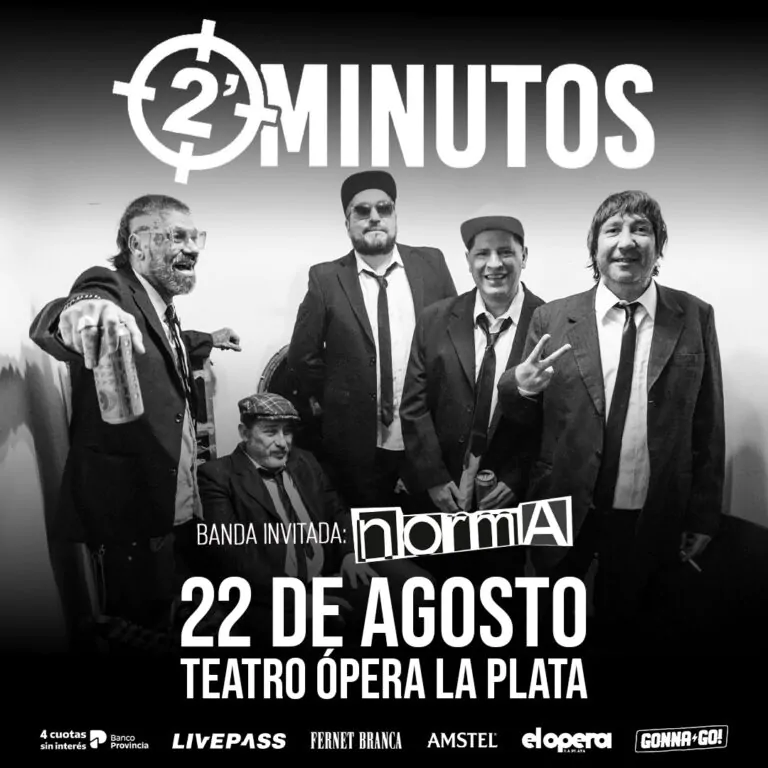 2 Minutos vuelve a La Plata en 2026. Ocio Tickets!