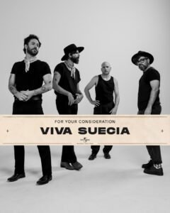 Viva Suecia busca su lugar en los Latin Grammy con Hecho en tiempos de paz en 2026