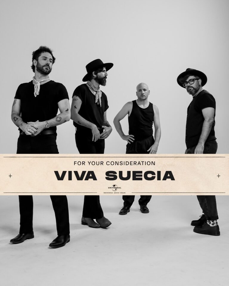 Viva Suecia busca su lugar en los Latin Grammy con Hecho en tiempos de paz en 2026