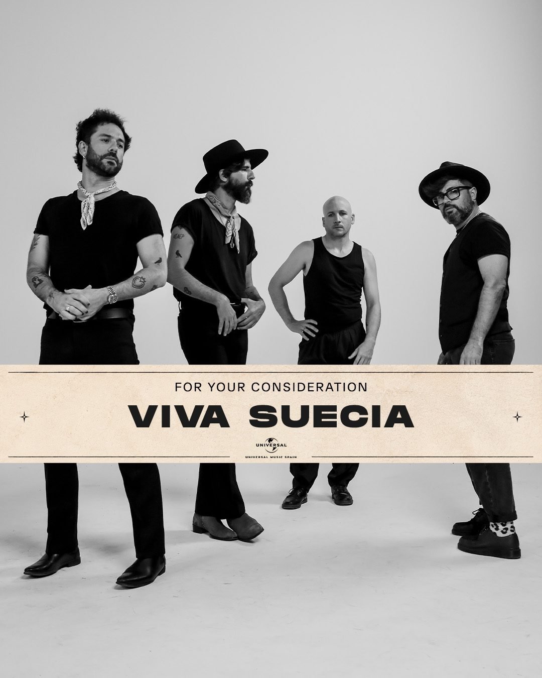 Viva Suecia busca su lugar en los Latin Grammy con Hecho en tiempos de paz en 2026