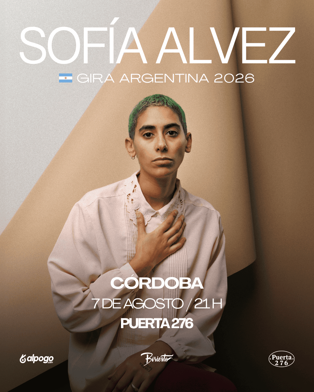 Sofía Alvez llega con gira a Argentina. Ocio Tickets!