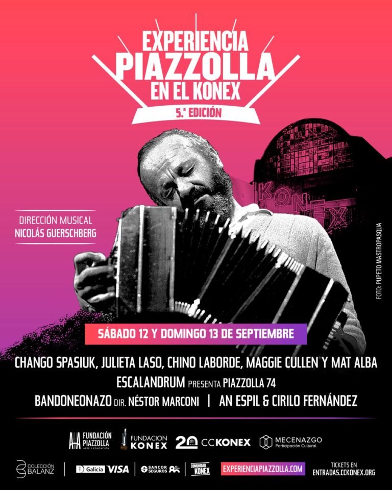 Llega la 5°ta.Edición de Experiencia Piazzolla al Konex. Anticipadas on line