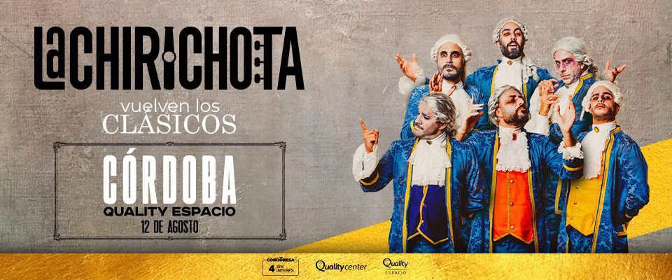 La Chirichota  en gira PBA, Rosario , Córdoba y Chile…anticipadas on line