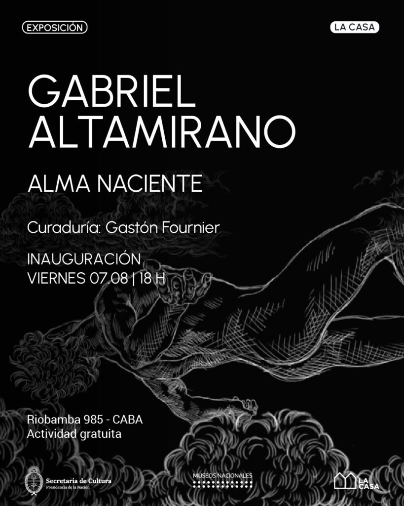 Inauguró la muestra Alma naciente, de Gabriel Altamirano en 2026