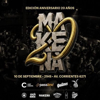 Makena celebra en 2026 sus 20 años en Art Media. Ocio Tickets!