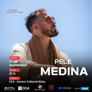 Pele Medina presenta “Decido” en 2026. Ocio Tickets!