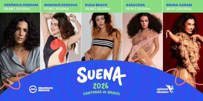 “Suena Primavera” celebra a las cantoras de Brasil en 2026. Ocio Tickets!