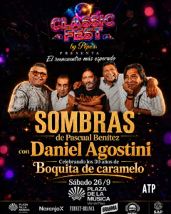 Sombras y Daniel Agostini vuelven a los escenarios en 2026. Ocio Tickets