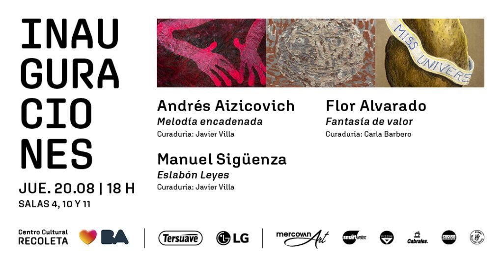 El Recoleta inaugura tres muestras de arte contemporáneo en 2026