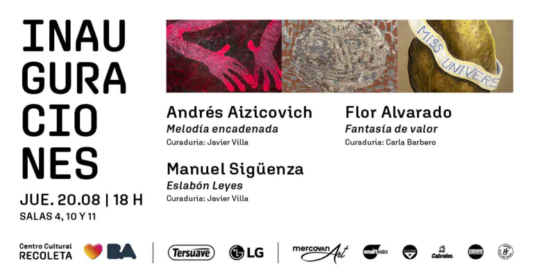 El Recoleta inaugura tres muestras de arte contemporáneo en 2026