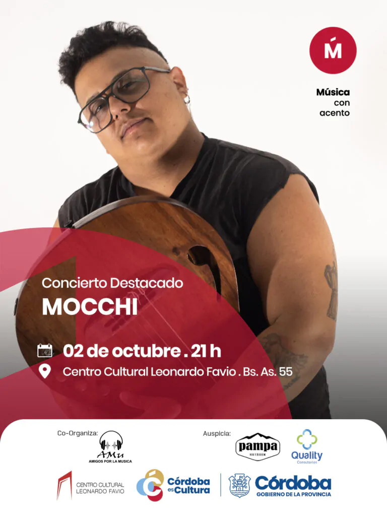 Mocchi llega por primera vez a Río Cuarto en 2026. Ocio Tickets!