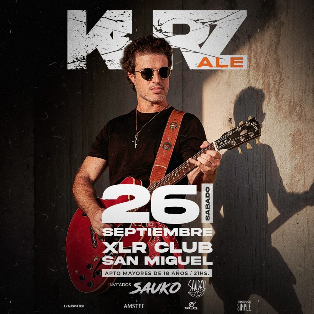 Ale Kurz llega a San Miguel con una nueva fecha de su gira en 2026. Ocio Tickets!