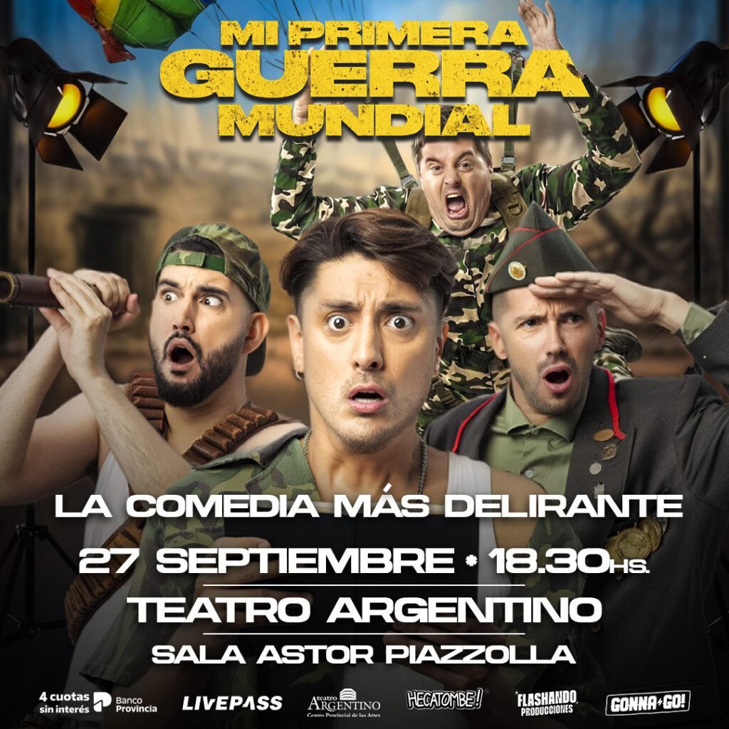 Mi Primera Guerra Mundial llega a La Plata en 2026. Ocio Tickets!