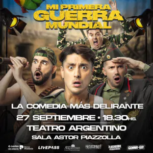 Mi Primera Guerra Mundial llega a La Plata en 2026. Ocio Tickets!