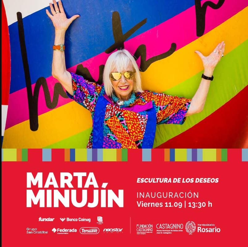 Marta Minujín inaugura la monumental Escultura de los Deseos