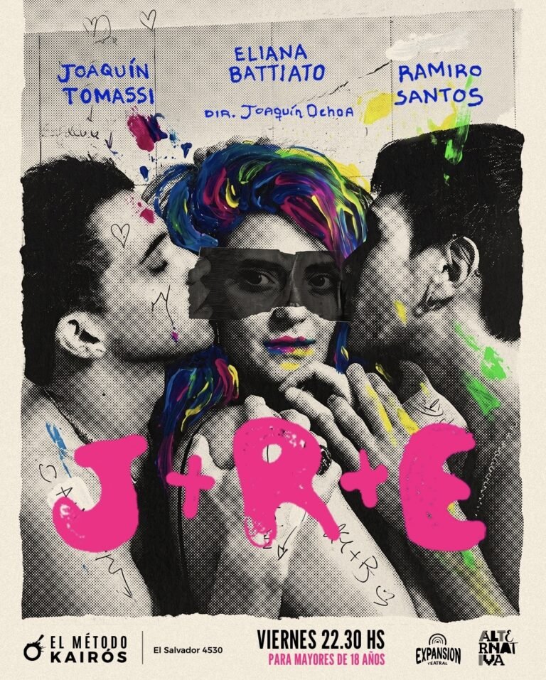 J+R+E, Historia de un trío llega al teatro en 2026. Ocio Tickets!