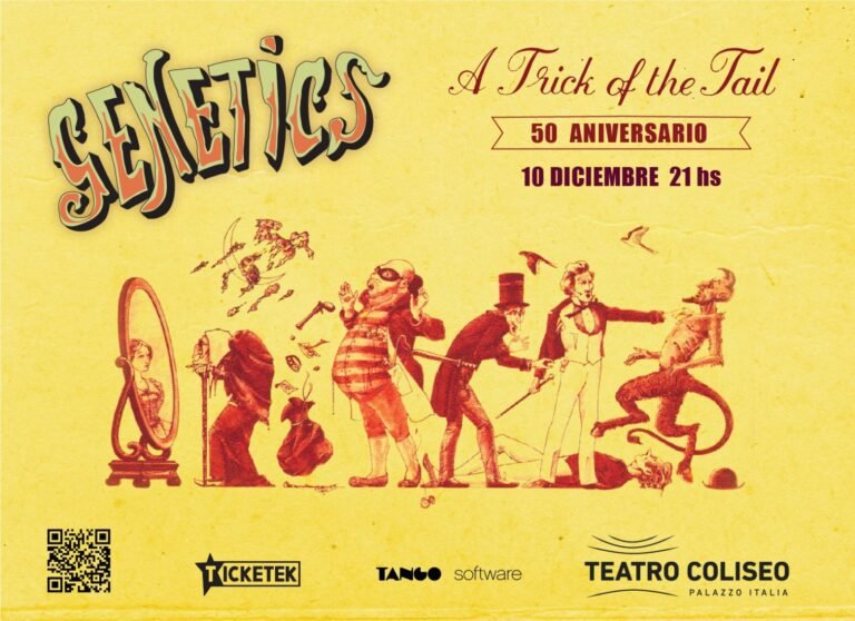 GENETICS despide el año en el Teatro Coliseo.Anticipadas on line