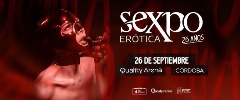 Sexpo Erótica  Quality Córdoba 2026.Anticipadas y promos on line!!!