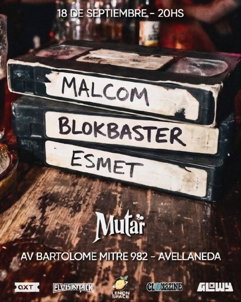 Malcom se presenta en Avellaneda junto a Blokbaster y Esmet en 2026. Ocio Tickets!