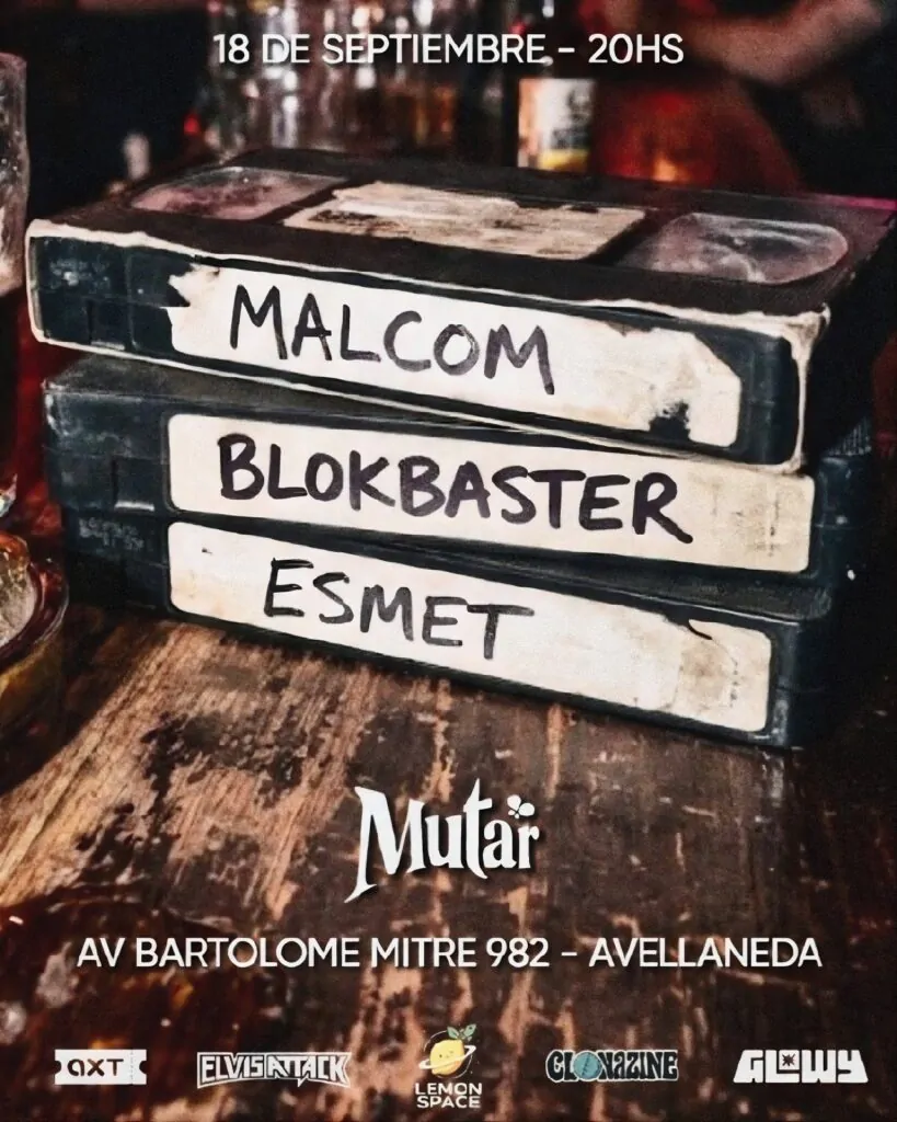 Malcom se presenta en Avellaneda junto a Blokbaster y Esmet en 2026. Ocio Tickets!